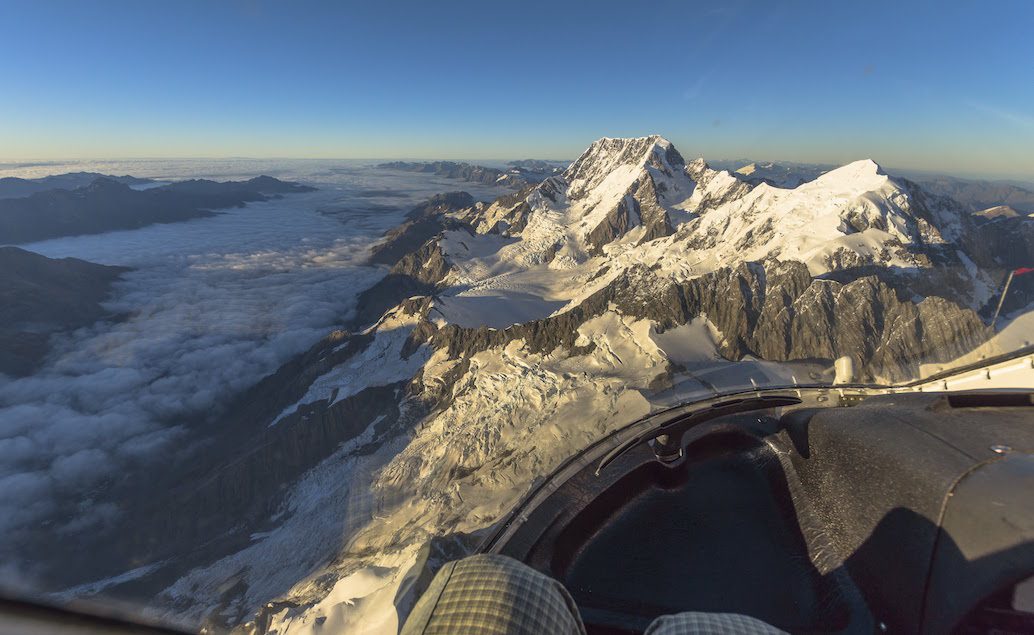 Lety vrtulníkem nad ledovci Fox a Franz Josef,  Mt. Tasman a Mt. Cook
